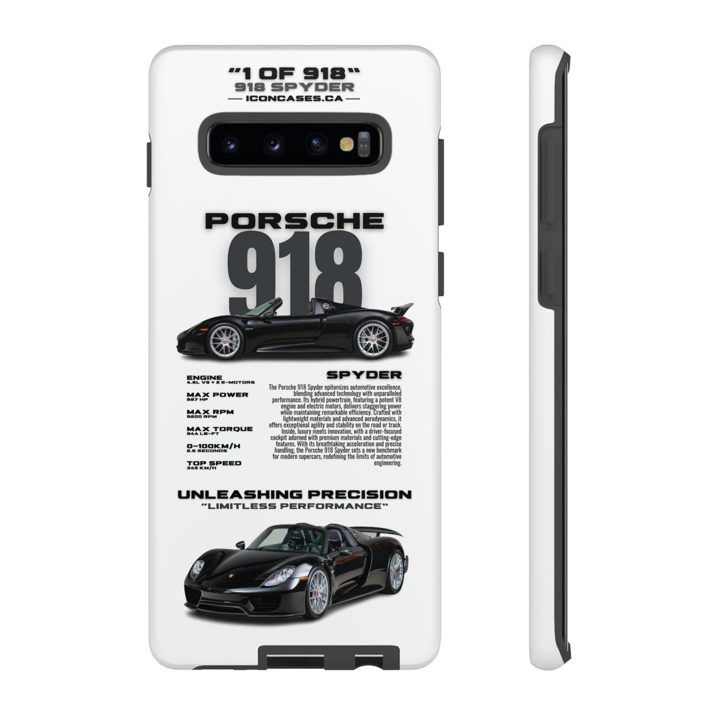 "918 spyder" hard case - samsung Phone Case Icon Cases