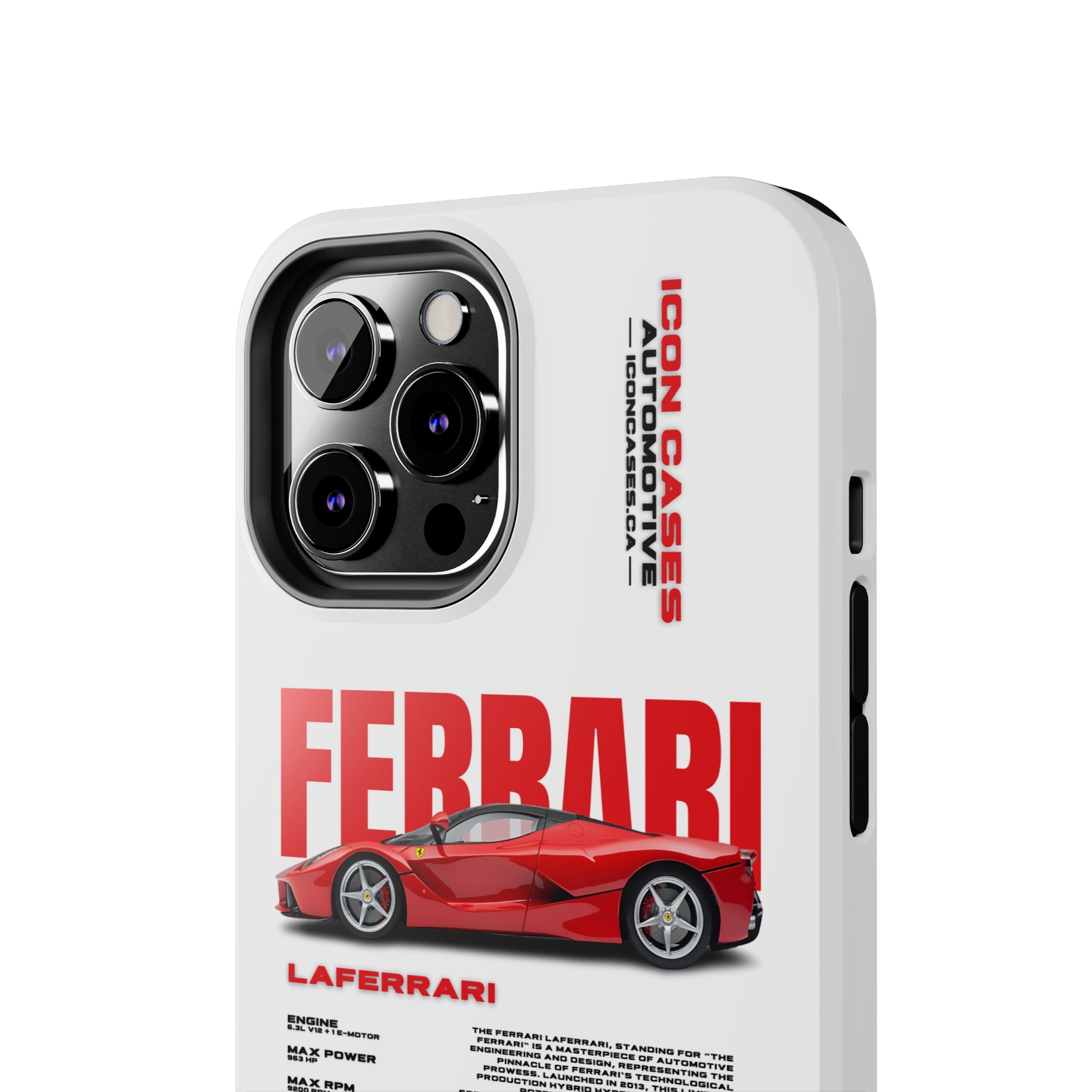 "Laferrari" White Case Phone Case Icon Cases