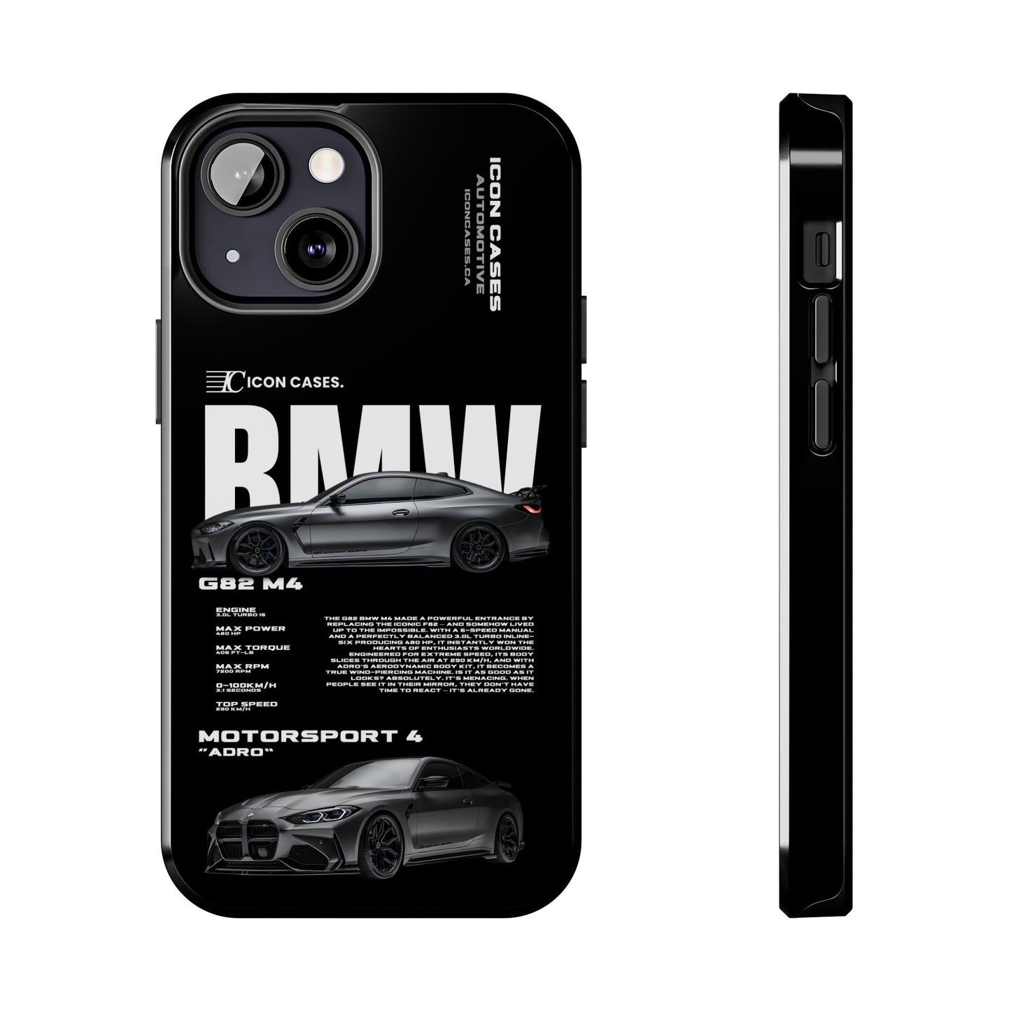 "G82 M4" Black Case Phone Case Icon Cases