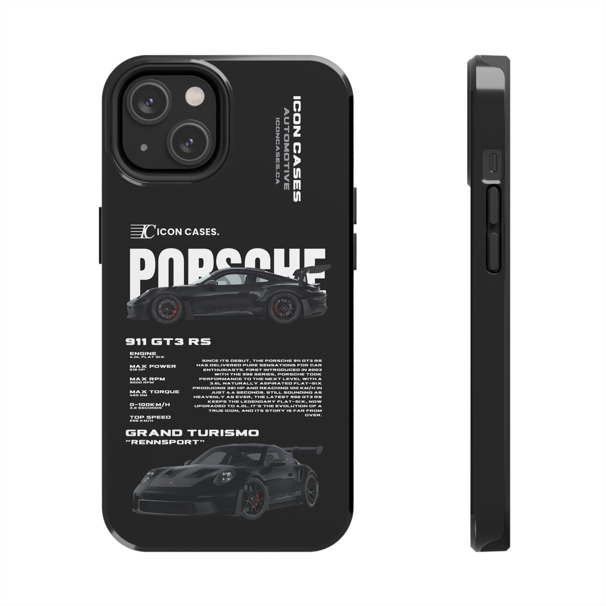 "GT3RS" black case