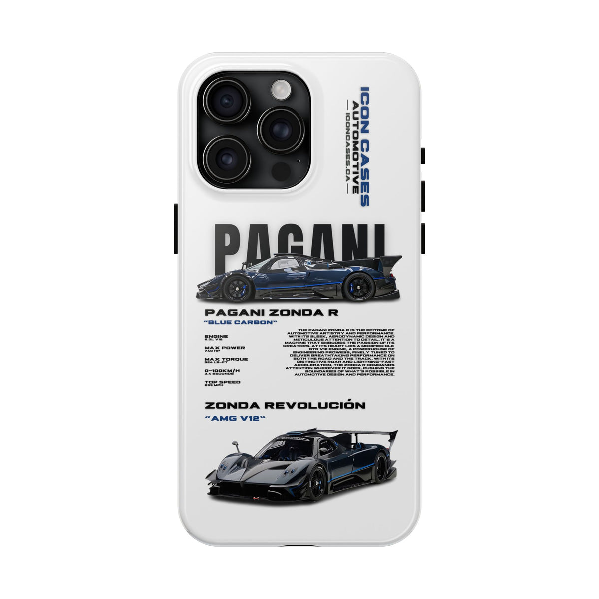 "Zonda R" White Case