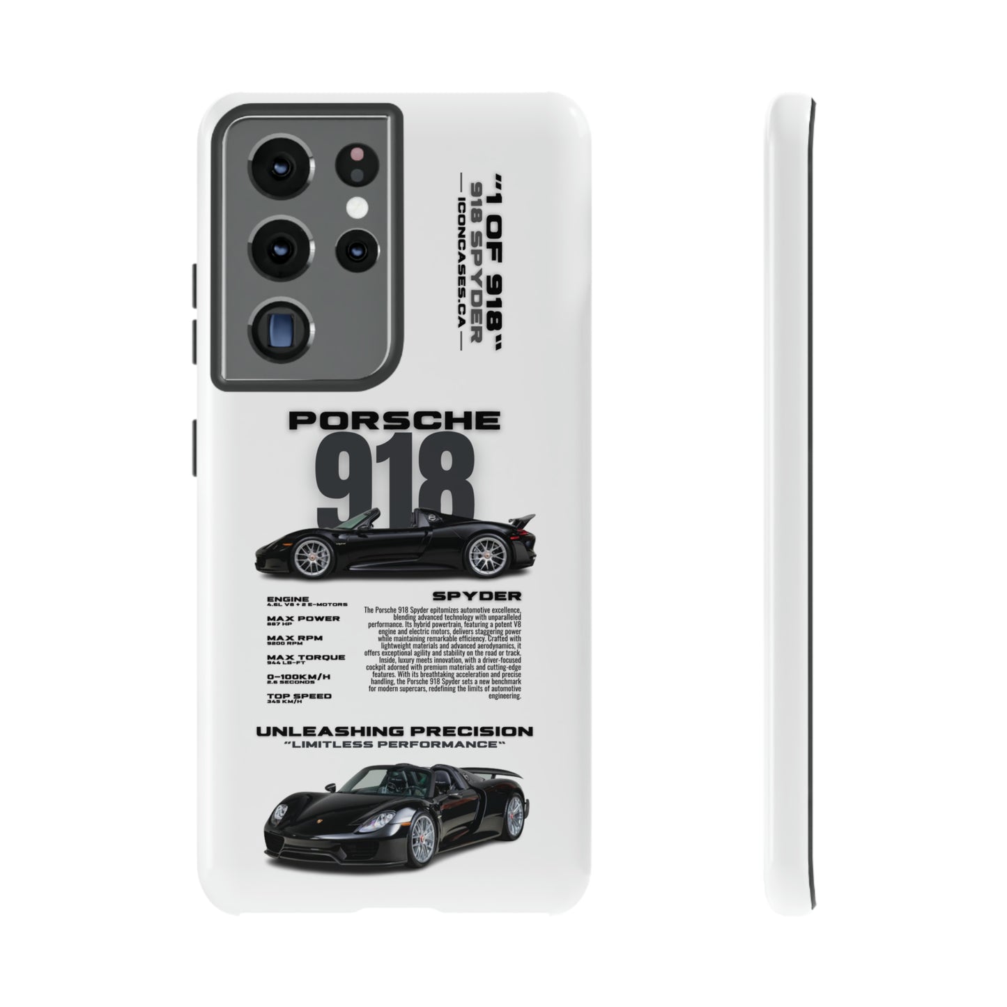 "918 spyder" hard case - samsung Phone Case Icon Cases