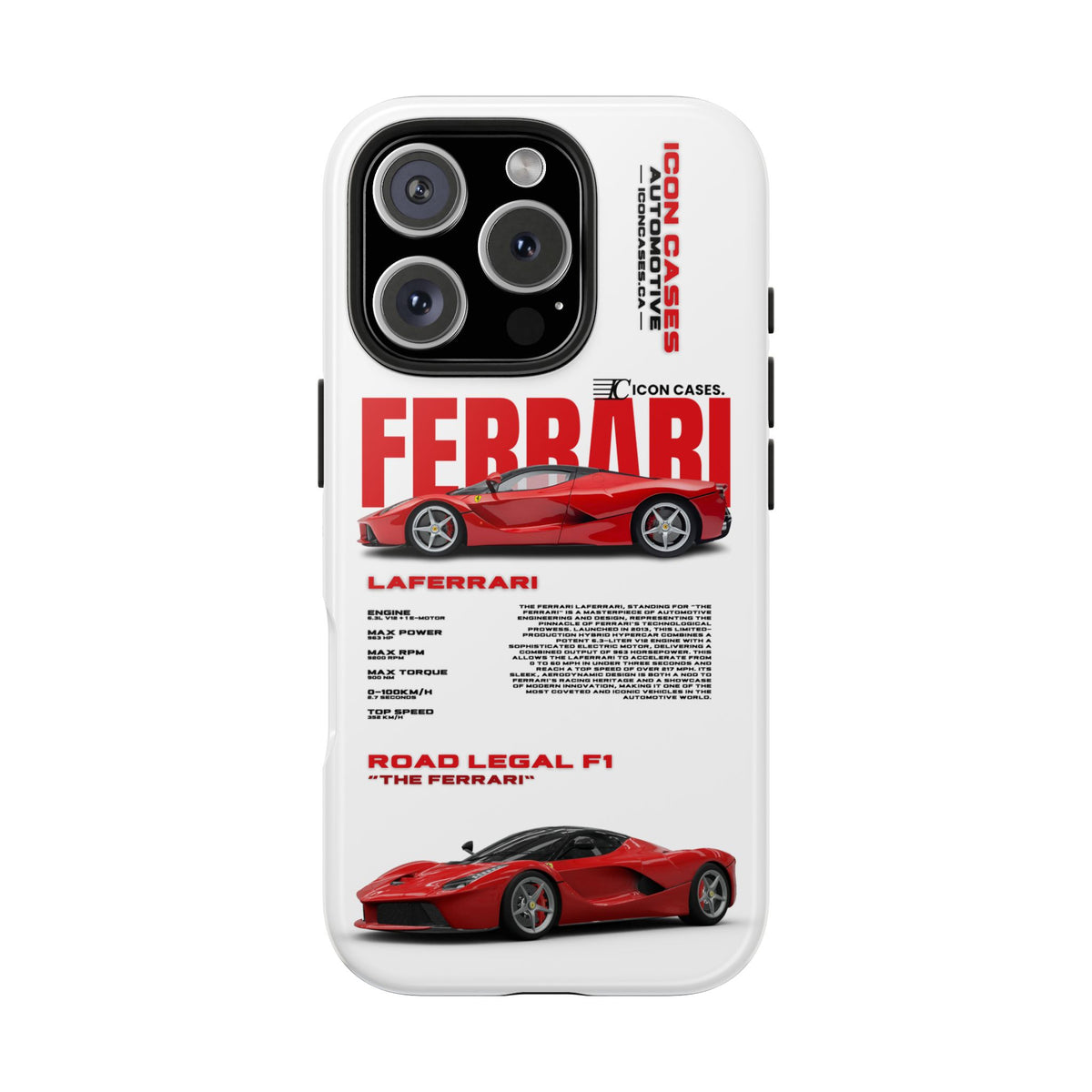 "Laferrari" White Case