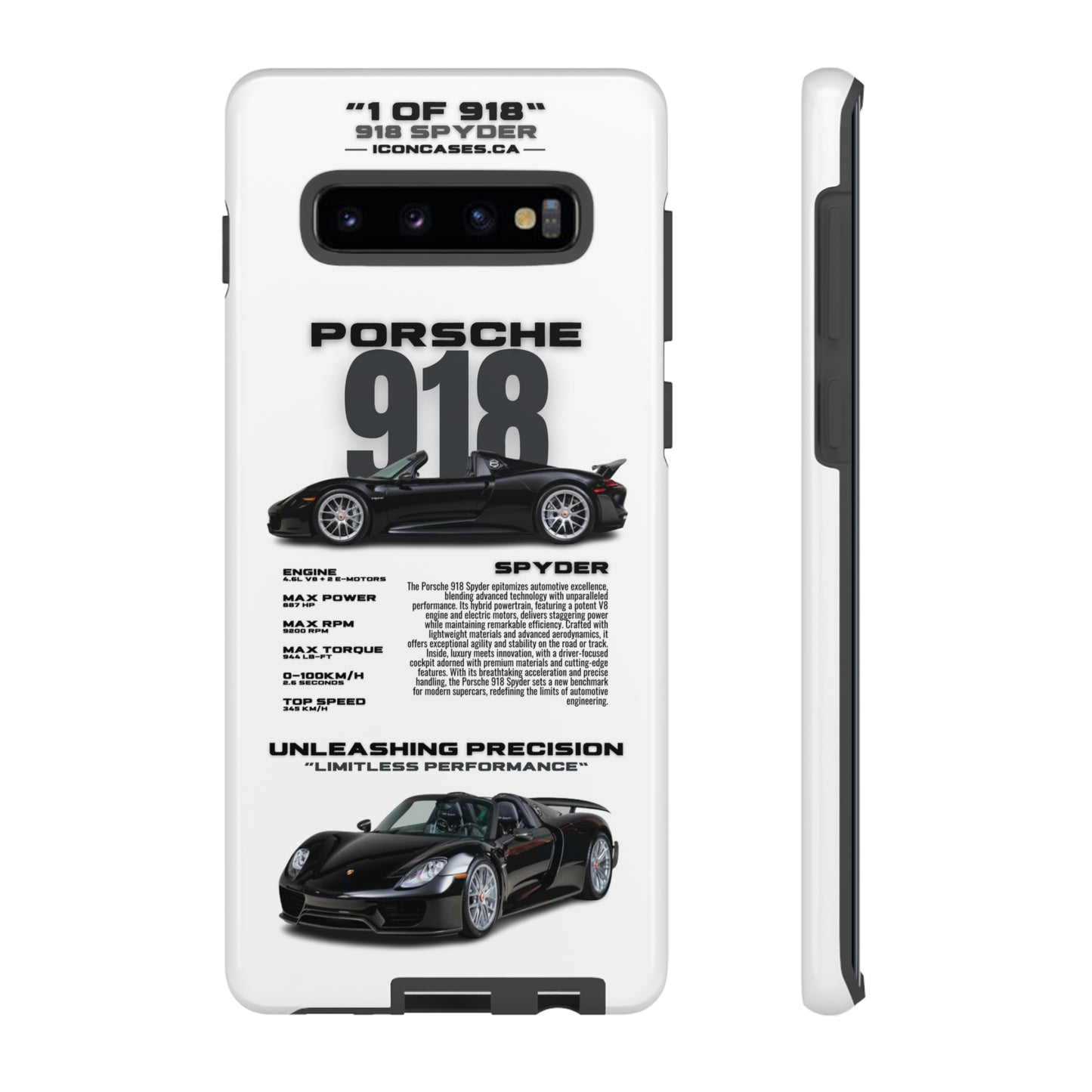 "918 spyder" hard case - samsung Phone Case Icon Cases