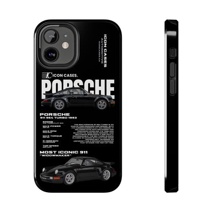 "964 Turbo" black case Phone Case Icon Cases