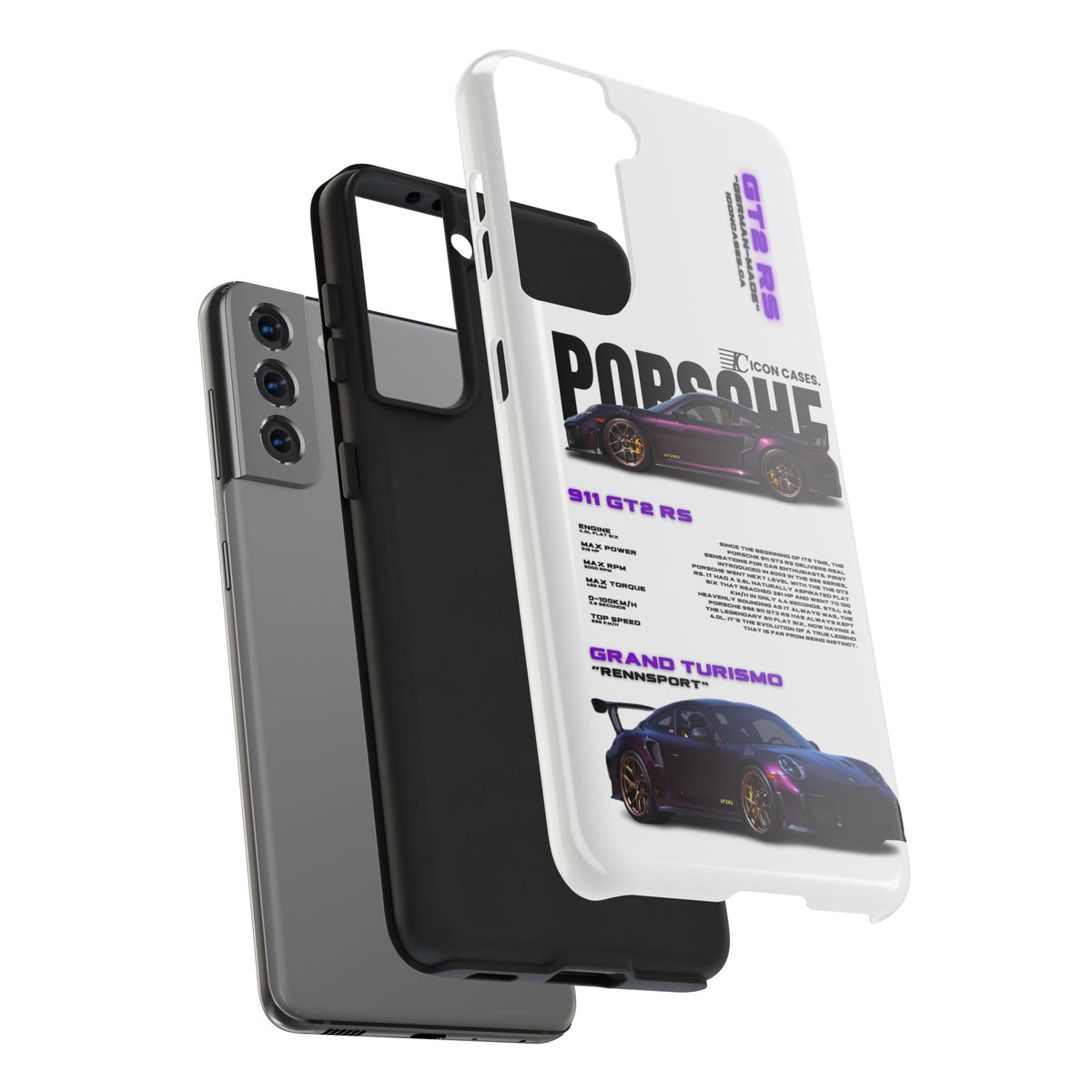 "Purple GT2RS" White Case