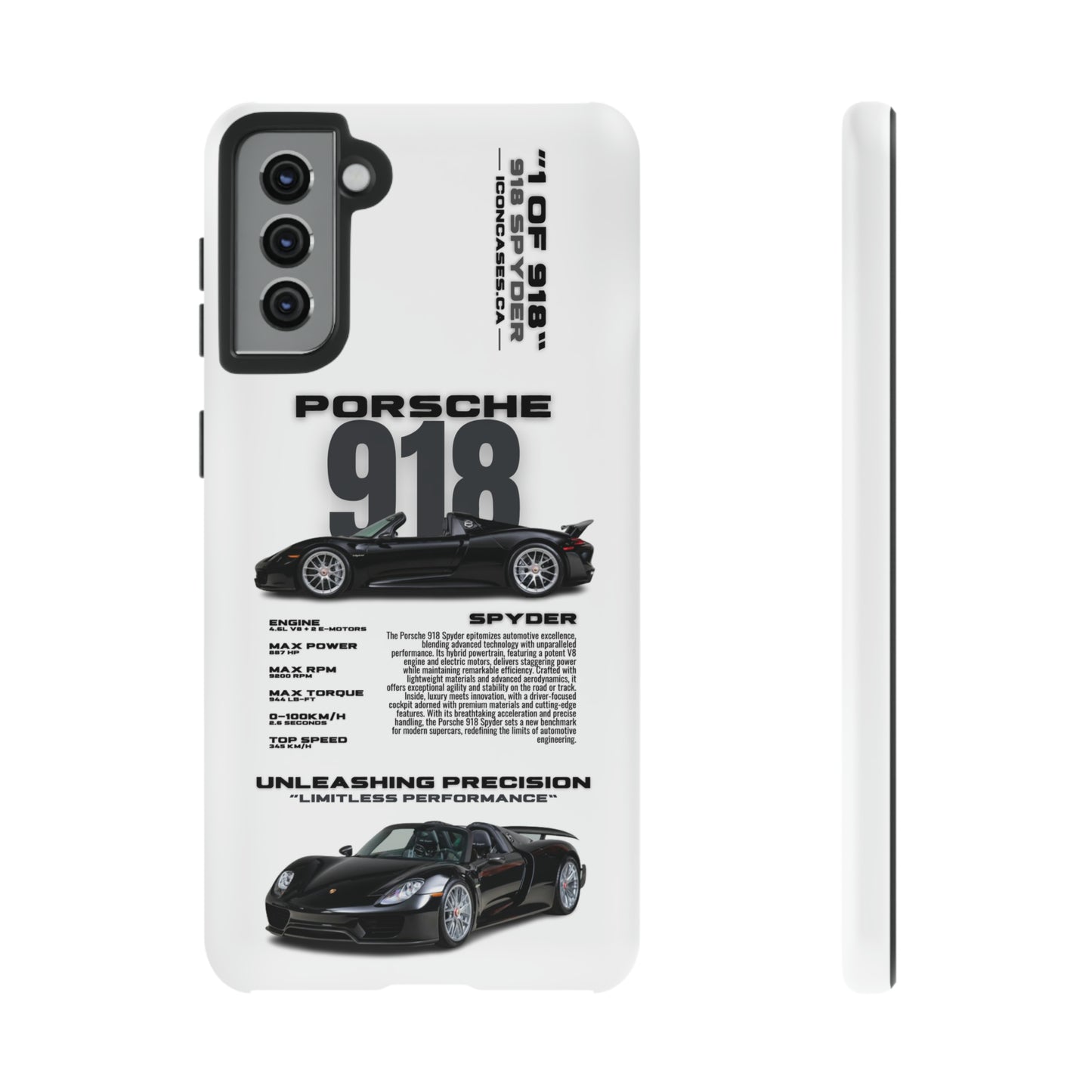 "918 spyder" hard case - samsung Phone Case Icon Cases