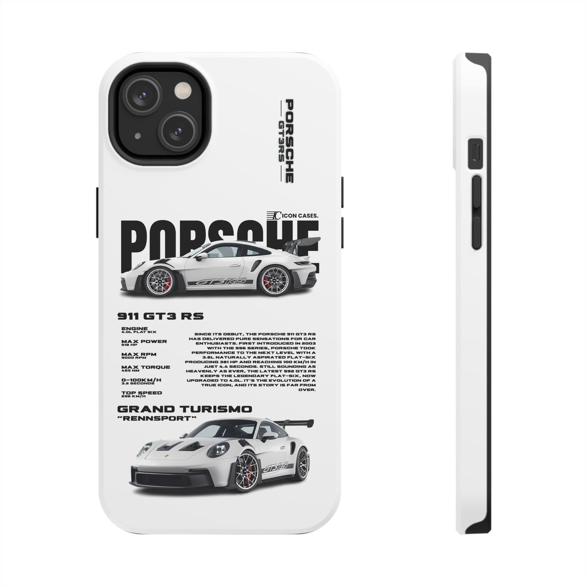 "GT3 RS" white case