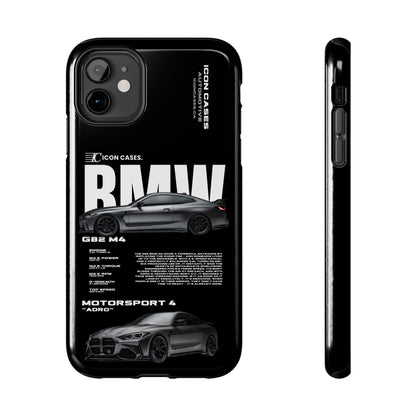 "G82 M4" Black Case Phone Case Icon Cases
