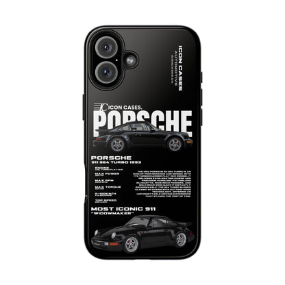 "964 Turbo" black case Phone Case Icon Cases