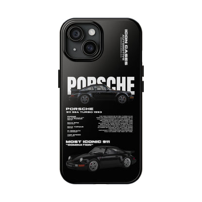 "964 Turbo" black case Phone Case Icon Cases