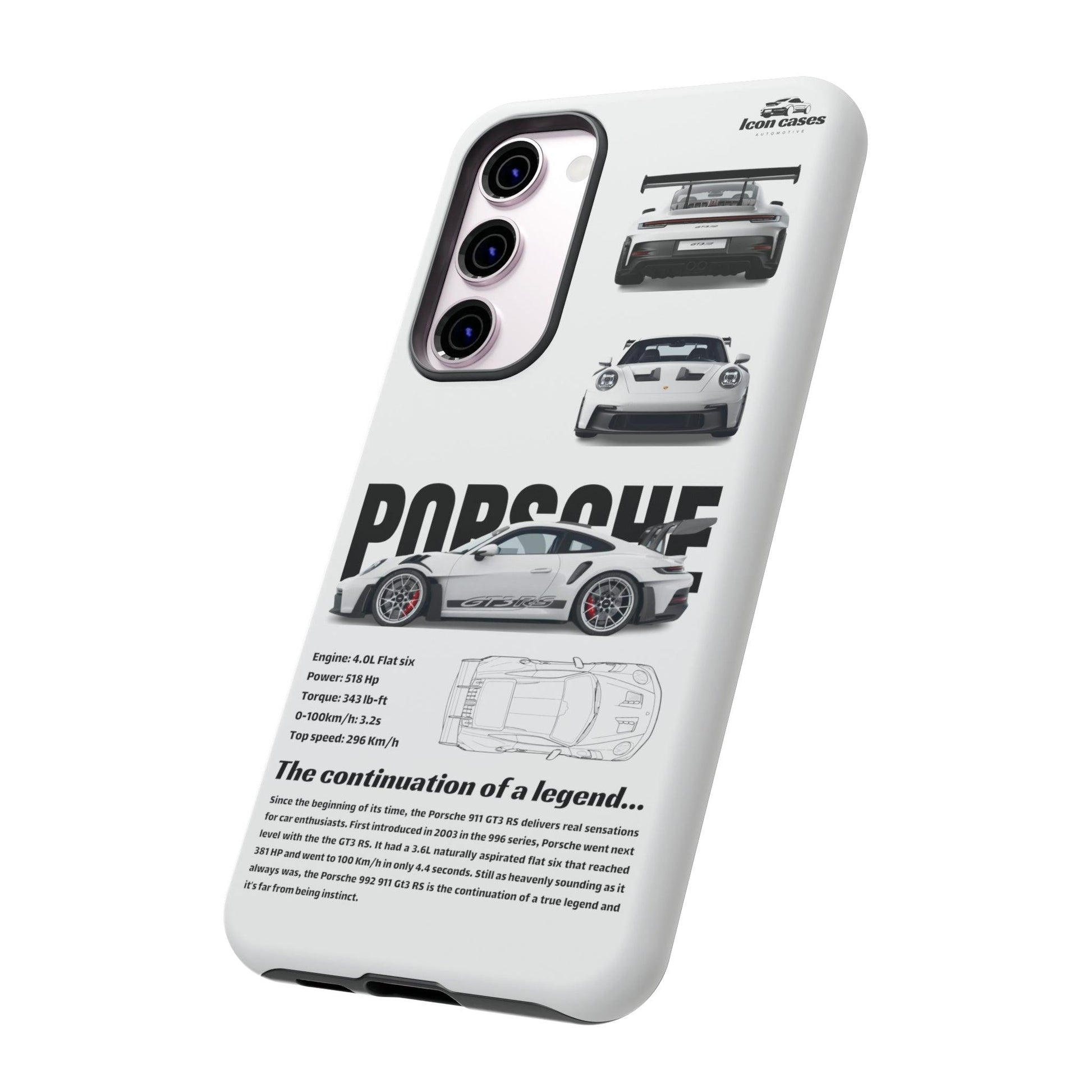 "Gt3 RS" hard case - Samsung galaxy - Icon Cases