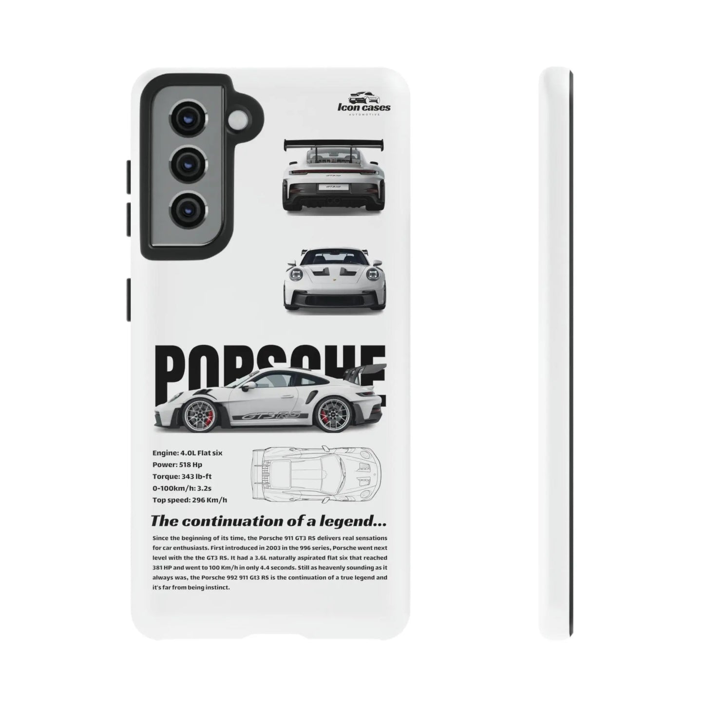 "Gt3 RS" hard case - Samsung galaxy - Icon Cases