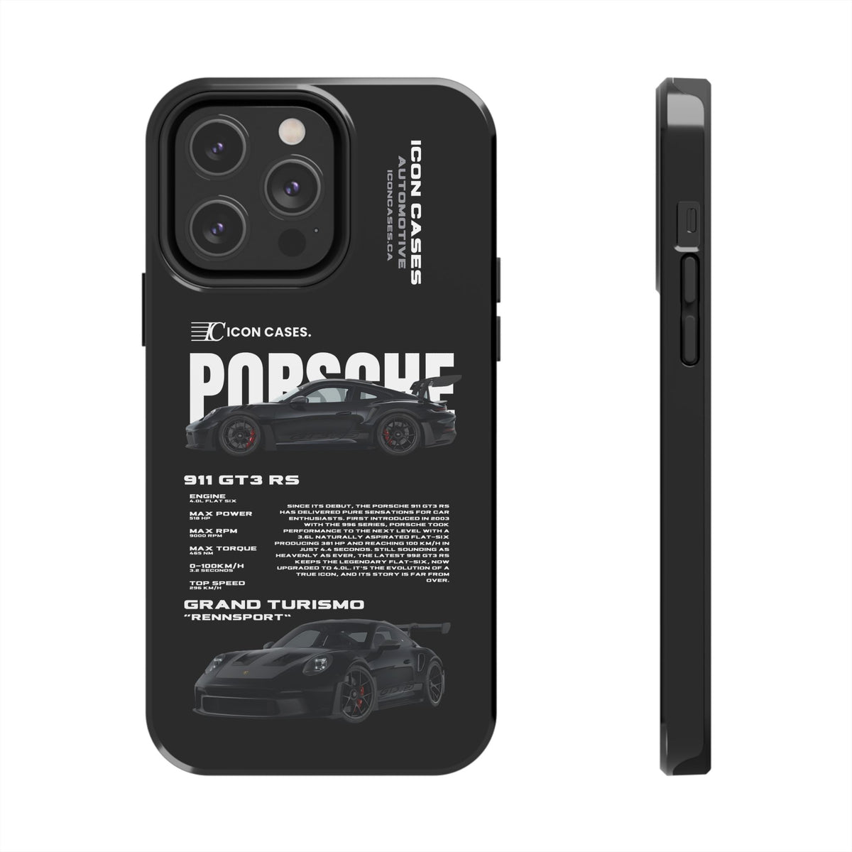 "GT3RS" black case
