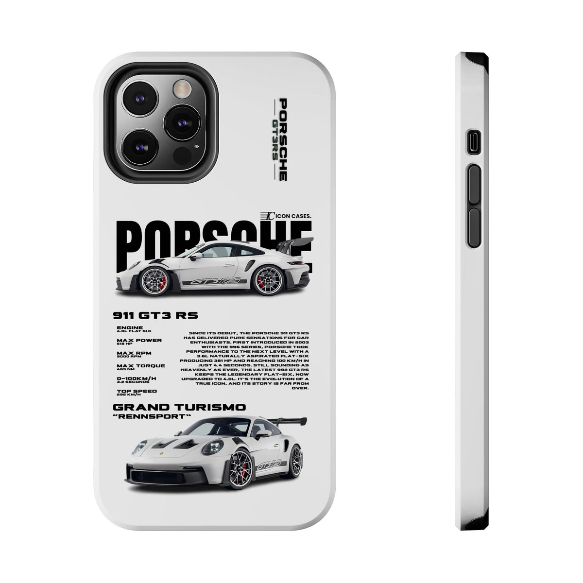 "GT3 RS" white case