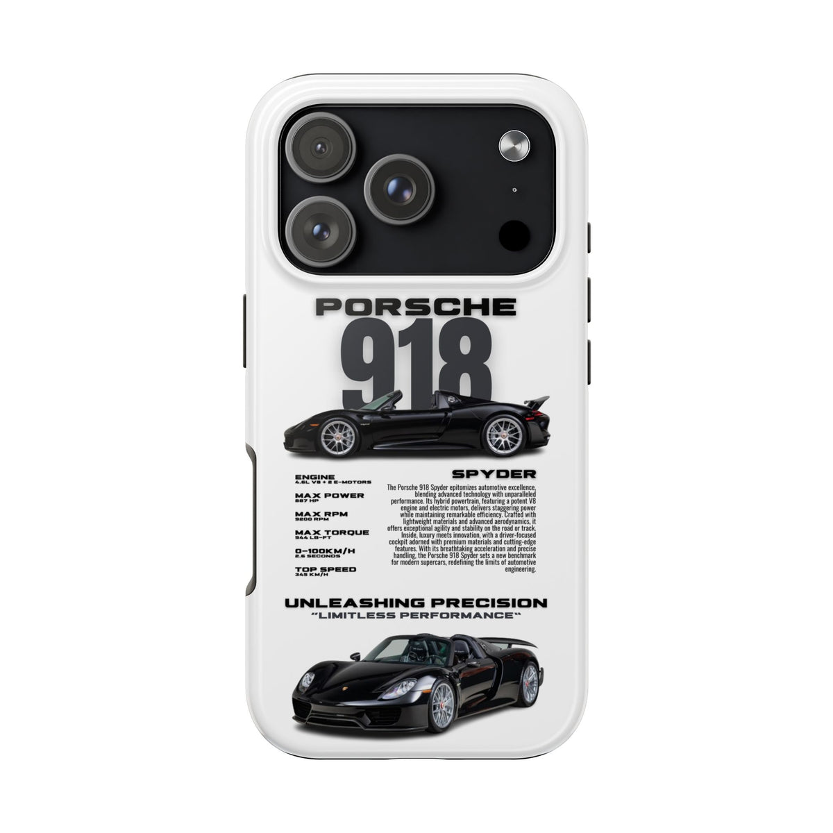 "918 spyder" White Case