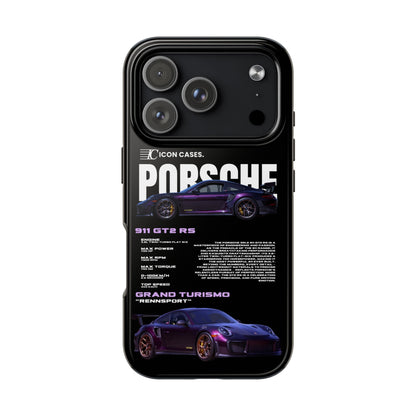 "Purple GT2RS" Black Case