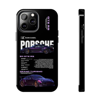 "Purple GT2RS" Black Case