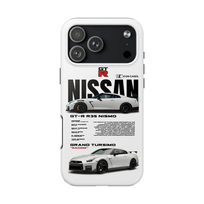 "GTR R35" white case Phone Case Icon Cases