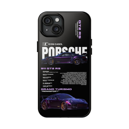 "Purple GT2RS" Black Case