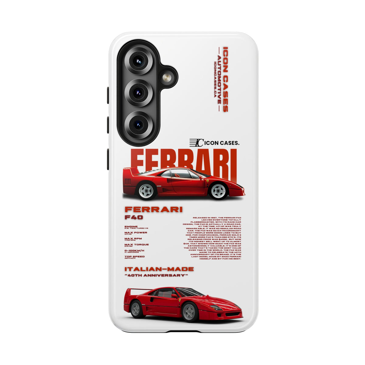 "F40" White Case