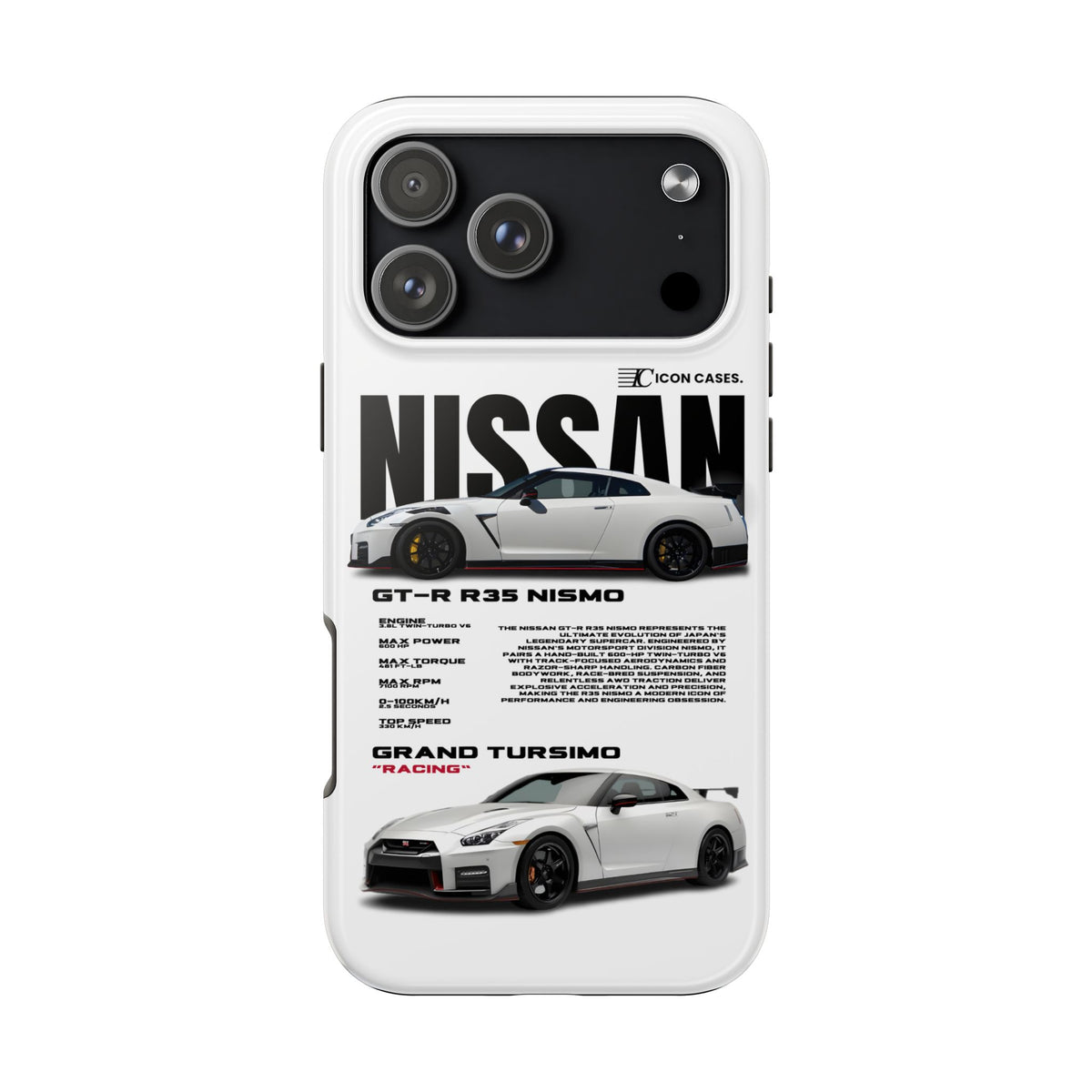 "GTR R35" white case