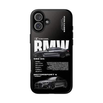 "G82 M4" Black Case Phone Case Icon Cases