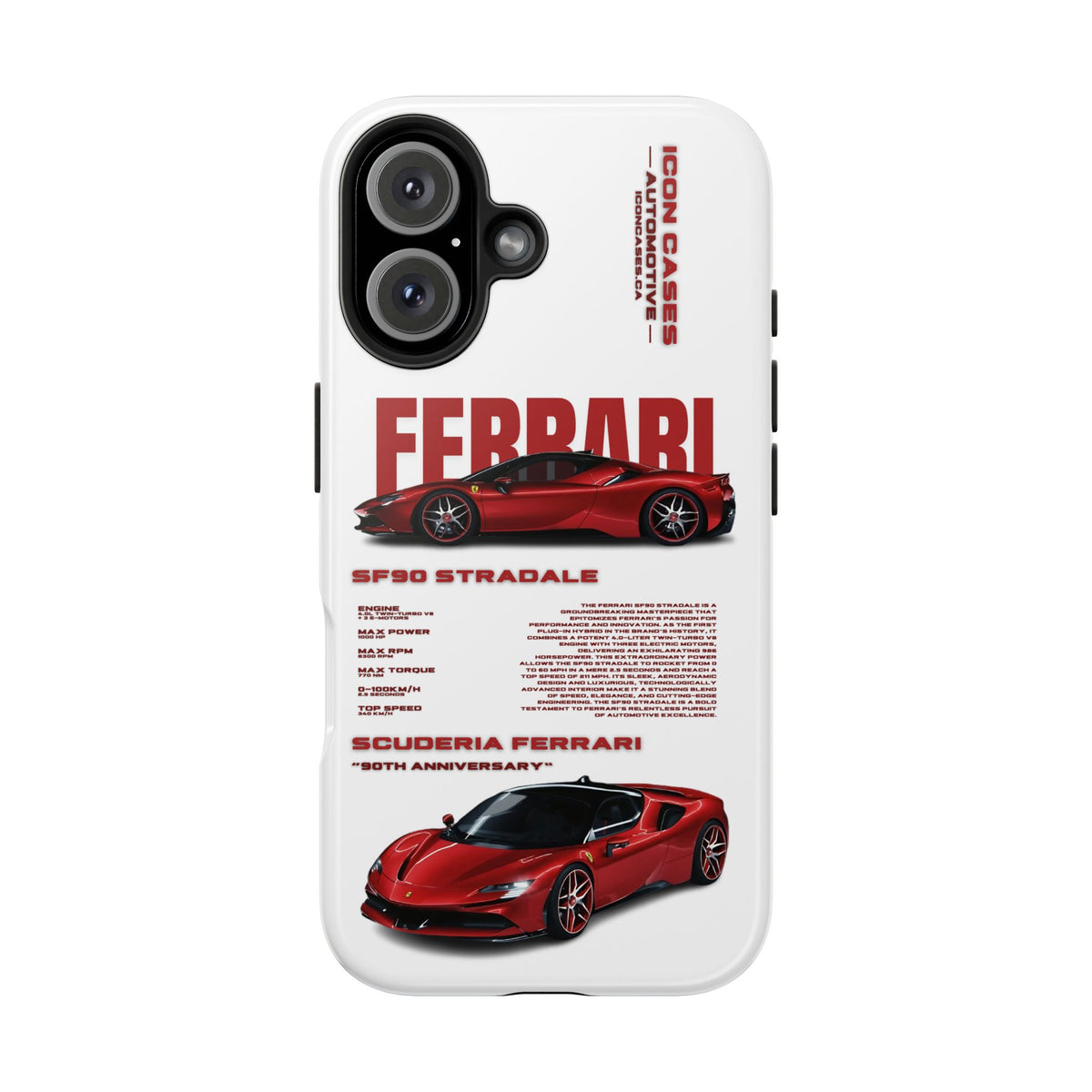 "SF90" White Case