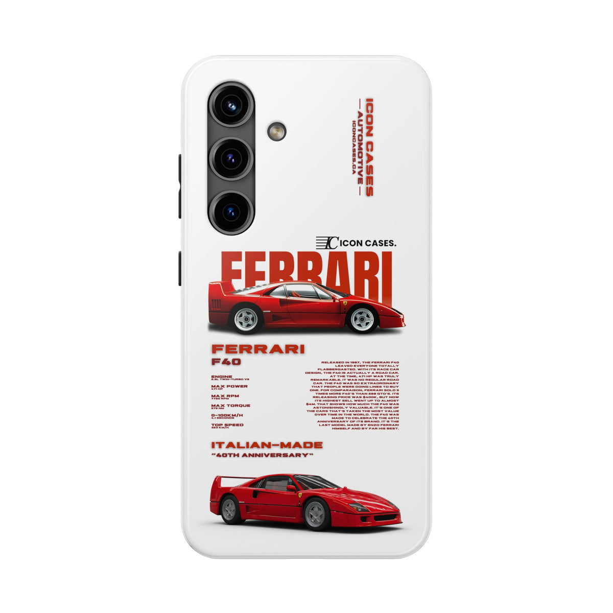 "F40" White Case