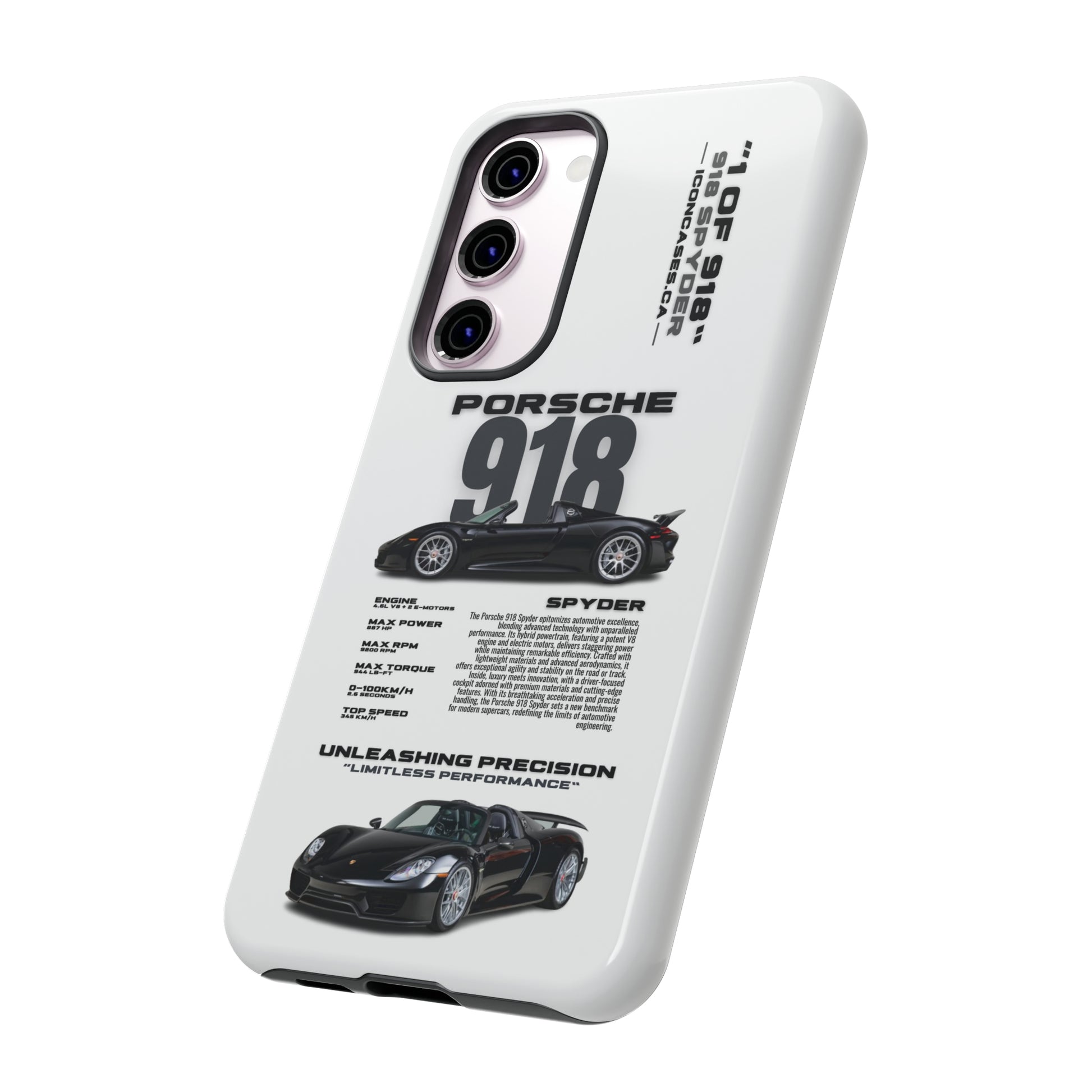 "918 spyder" hard case - samsung Phone Case Icon Cases