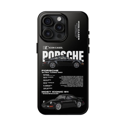"964 Turbo" black case Phone Case Icon Cases