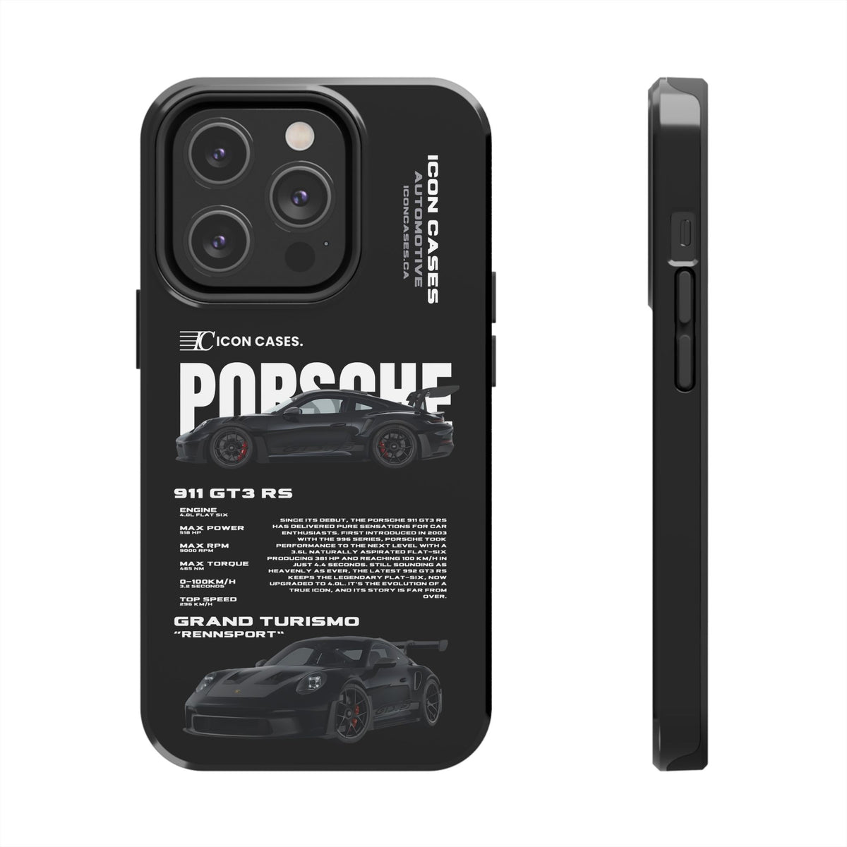 "GT3RS" black case