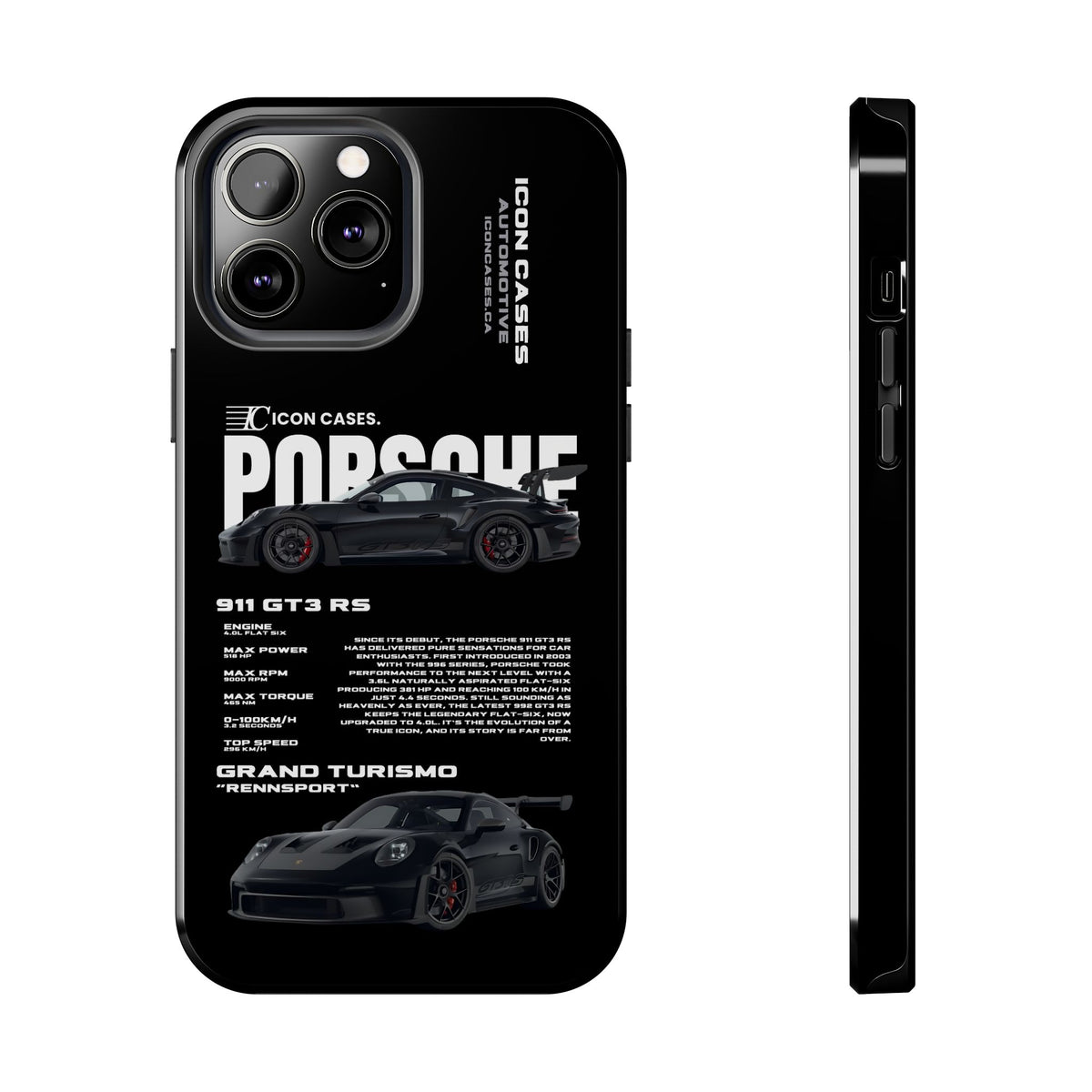 "GT3RS" black case