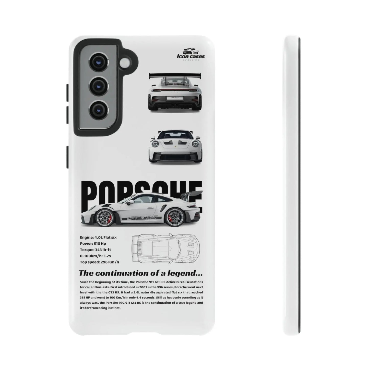 "Gt3 RS" hard case - Samsung galaxy - Icon Cases