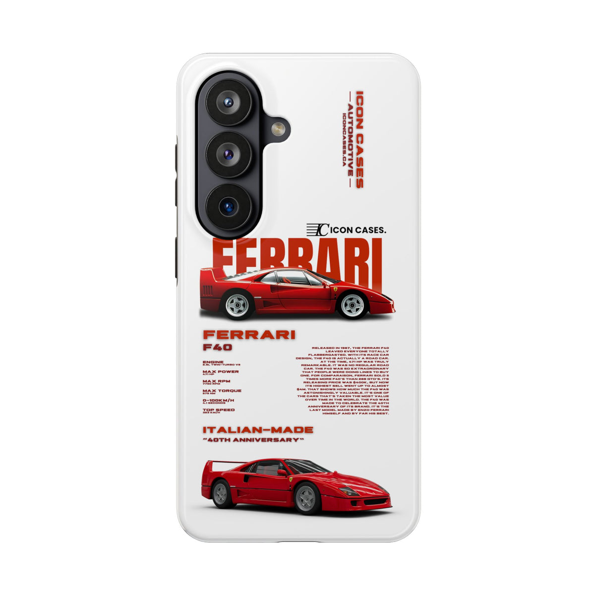 "F40" White Case
