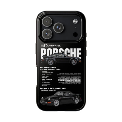 "964 Turbo" black case Phone Case Icon Cases