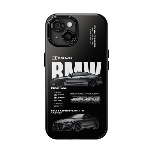 "G82 M4" Black Case Phone Case Icon Cases