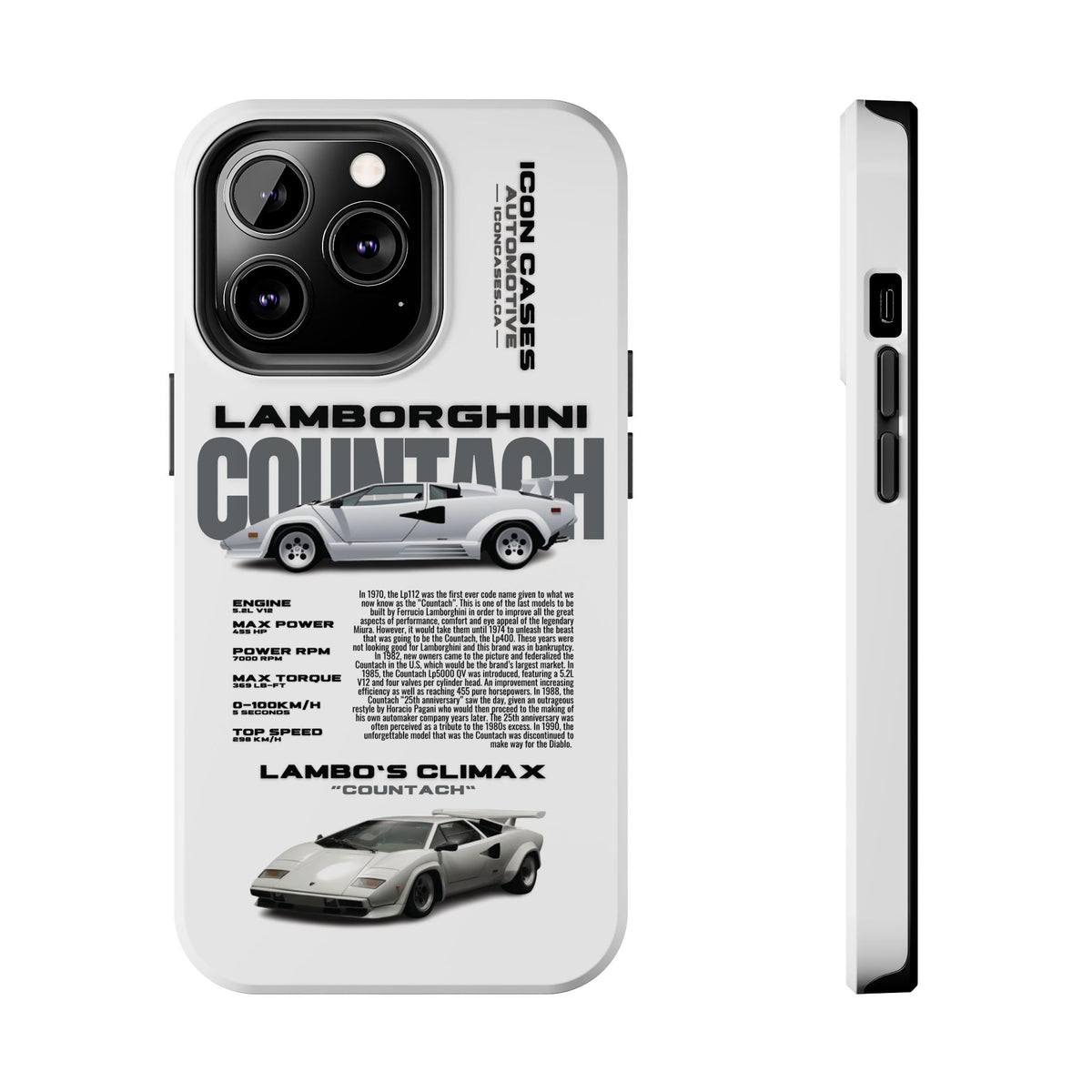 "Countach" White Case