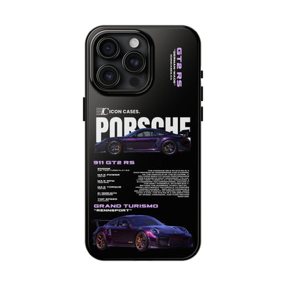 "Purple GT2RS" Black Case