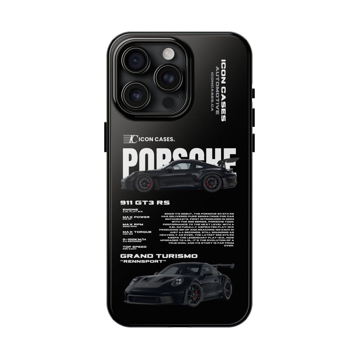 "GT3RS" black case