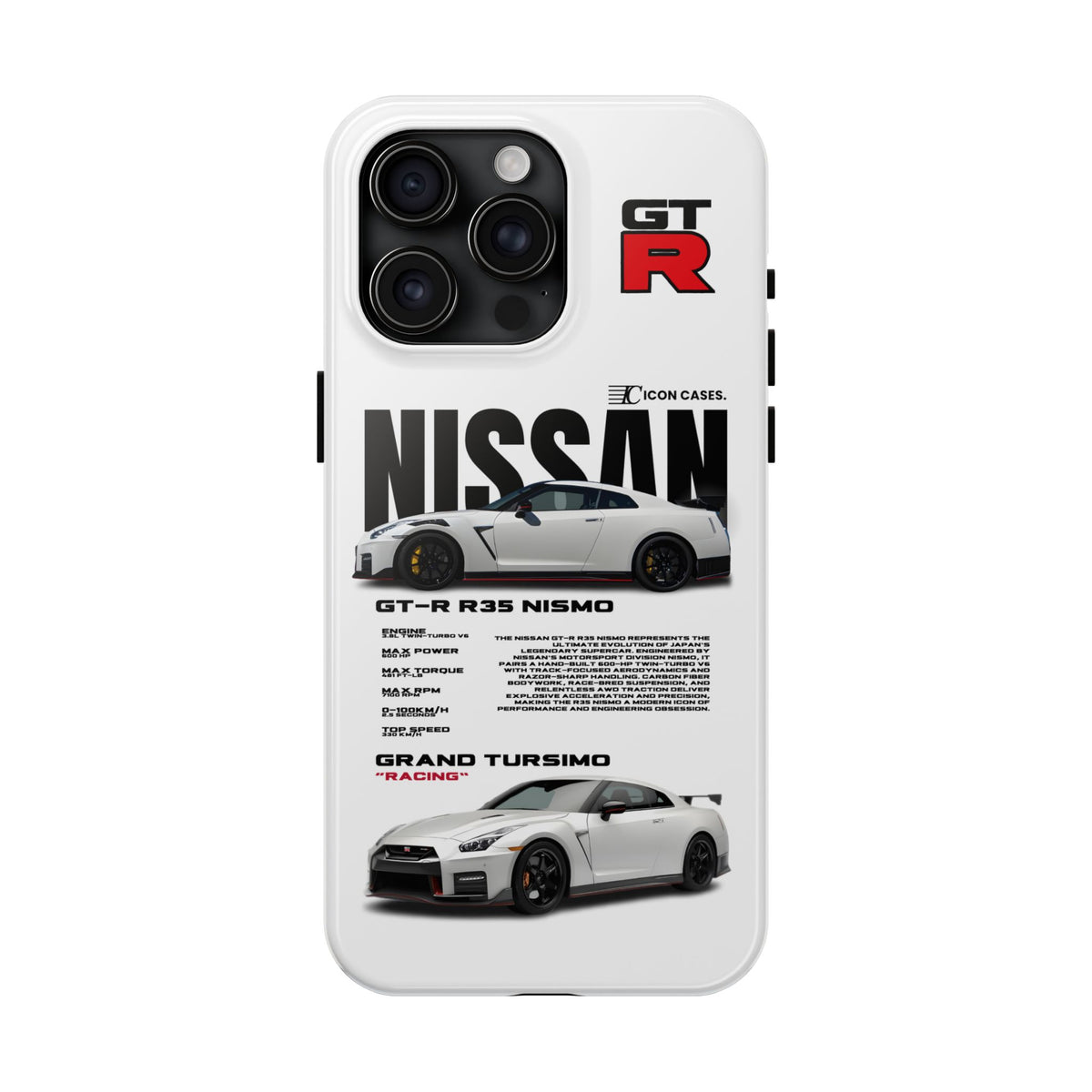 "GTR R35" white case