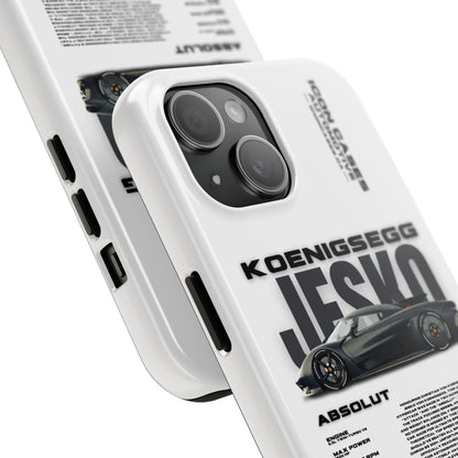 "Jesko" White case Phone Case Icon Cases