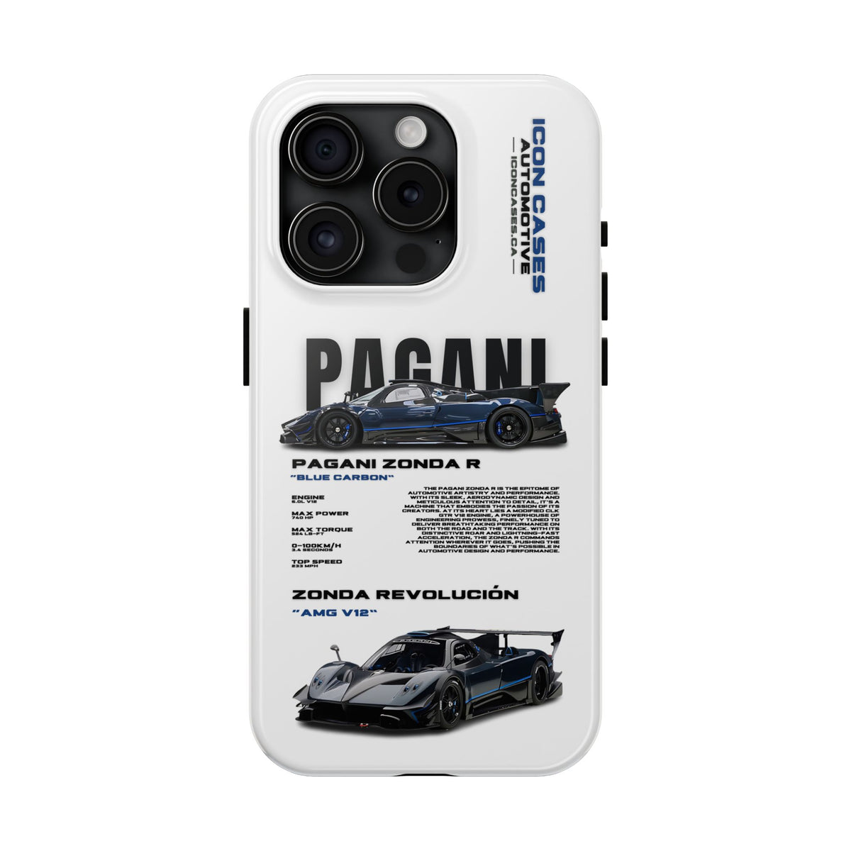 "Zonda R" White Case