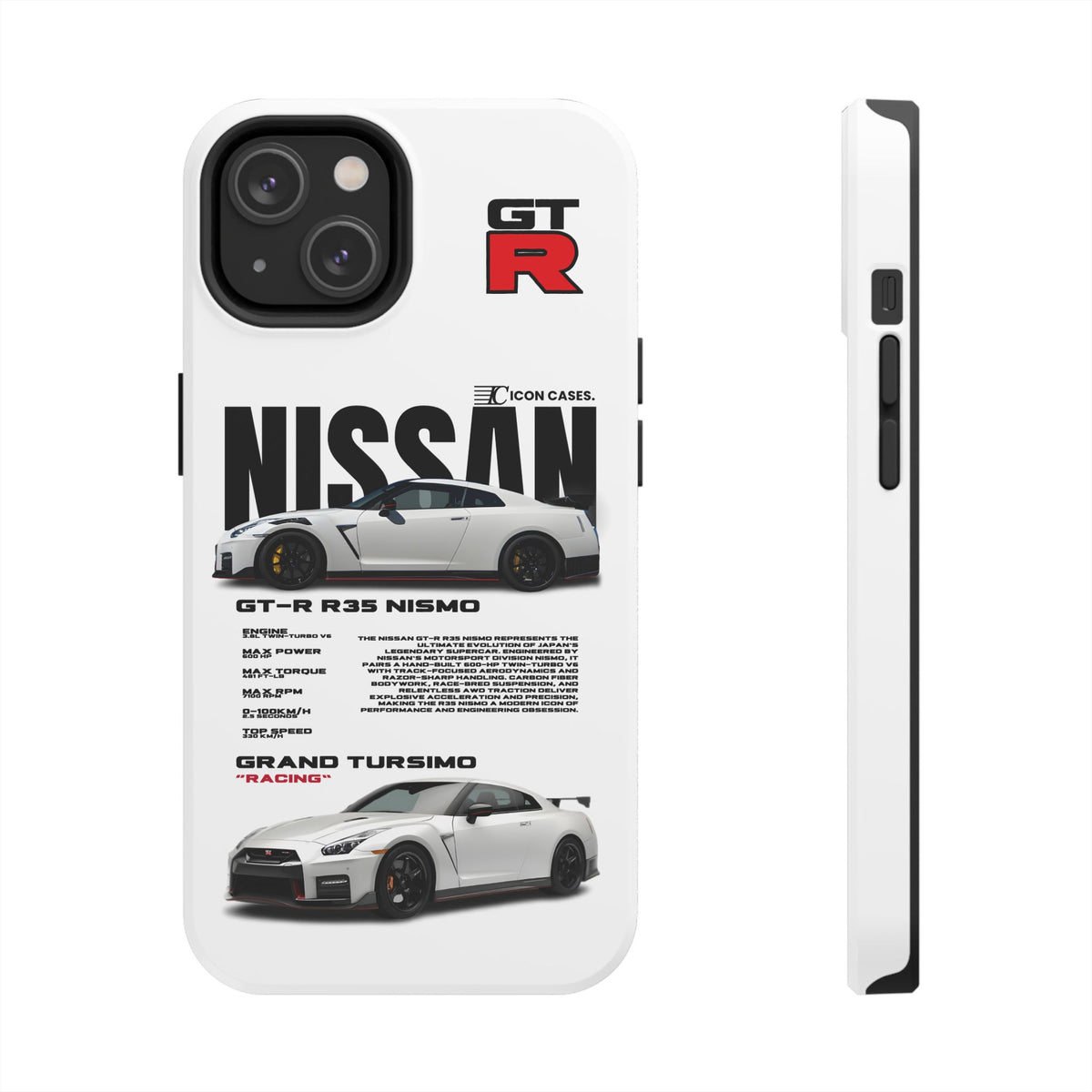 "GTR R35" white case