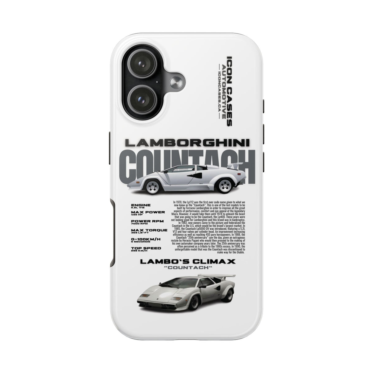 "Countach" White Case