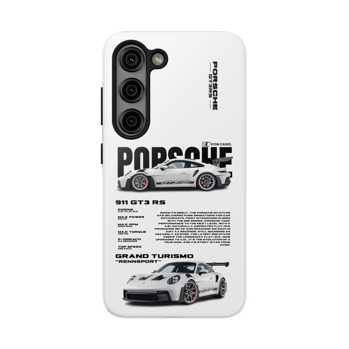 "GT3 RS" white case