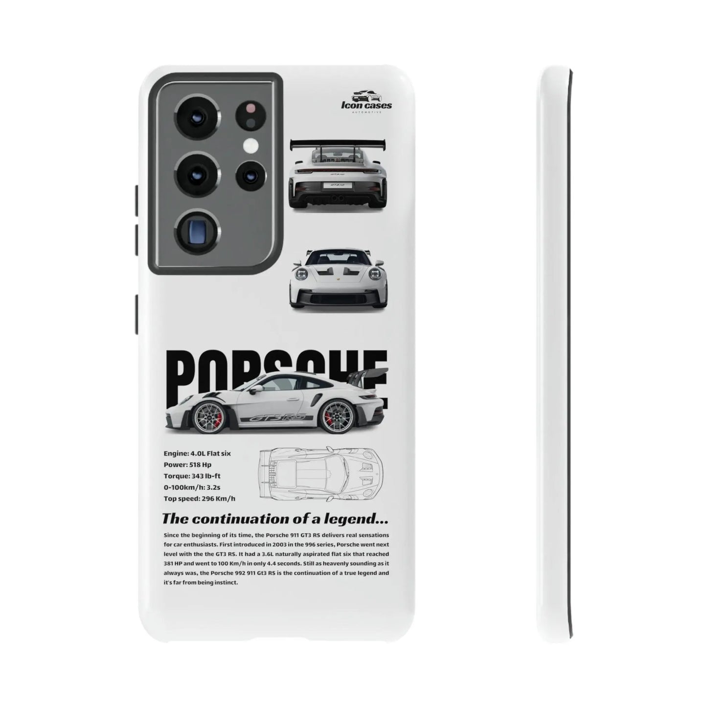 "Gt3 RS" hard case - Samsung galaxy - Icon Cases