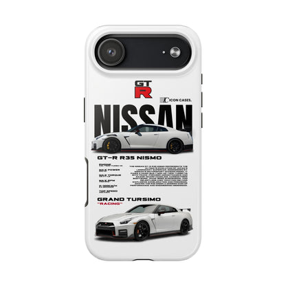 "GTR R35" white case Phone Case Icon Cases