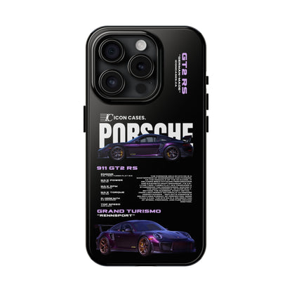 "Purple GT2RS" Black Case
