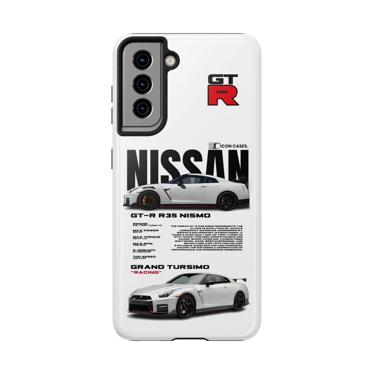 "GTR R35" white case